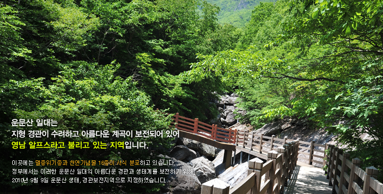 보전지역 현황도 : 생태경관보호지역(산 169-1임, 산 169-5임, 산 169-4임, 산 169-1임, 산 209천)