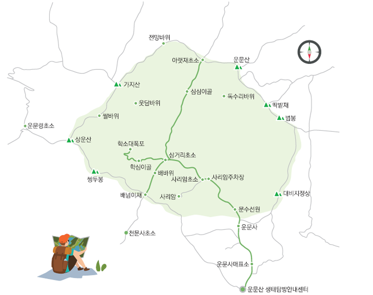 탐방로현황지도