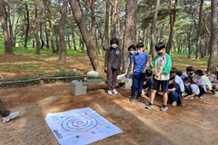 2022년 5월 12일 환경교실 현장체험 솔바람길 동산초 학생들